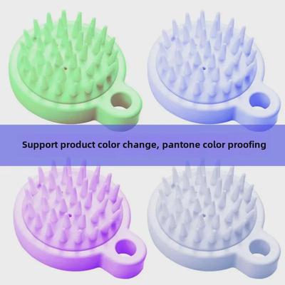 Japanese Silicone Scalp Massage Shampoo Brush & Comb