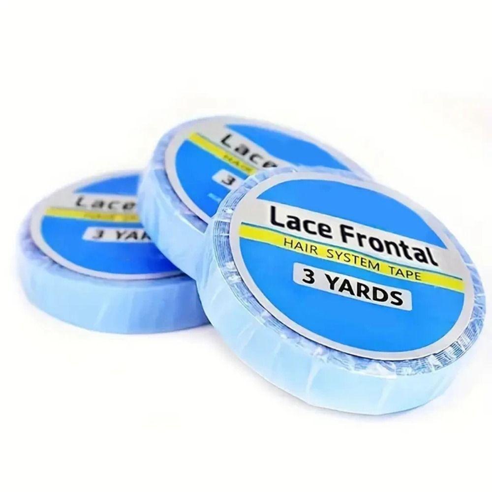 3Pcs Transparent Hair System Tape 3yards Double Sided Wig Tape Hair Extension Tapes  Lace Closure