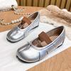 Ballet Style 4cm Inner Height Increase Split Toe Women Pumps Fashion Leather Pleated Mary Janes Spring Summer Tabi Loafers Shoes