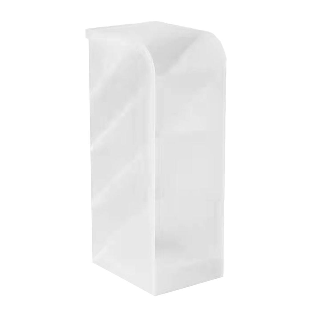 Desktop Aufbewahrungsregal 4 Fächer Transparentes Plastik Schräger Stifthalter für Wohnheim Student Transparent