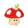 Creative Simulation Cute Mushroom Assembly Toy Building Blocks DIY Educational Teaching Toys Casual Stress Relief Games