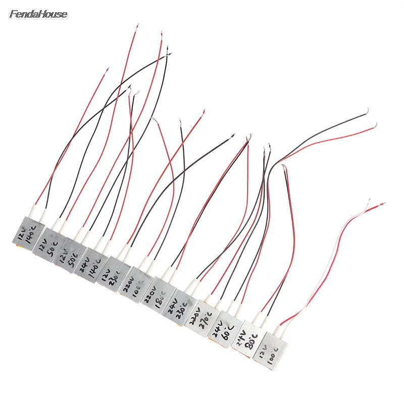 12V/24V/220V Air Electric Heater Plate Constant Temperature PTC Ceramic Heating Plate Thermostat Component Heater