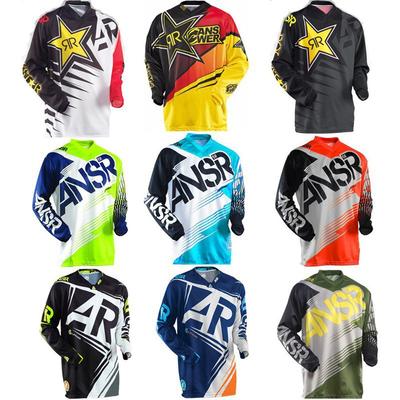 Rychleschnoucí dlouhý cyklistický dres Horská cyklistika Downhill Dětské tričko na kolečkové bruslení Unisex Sportovní top