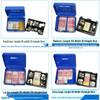 Portable Thickened Metal Cash Box with Lock and Password, Secure Storage Organizer