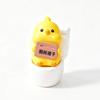 Creative Cartoon Animal Toilet Figurines Adorable Mini Waterproof Resin Decor for Bathroom Desktop Home Bedroom