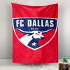 FC Dallas Logo Red Blue Bull Star Symbol Patterned Tapestry for Bedroom and Living Room Home Decor Sofas