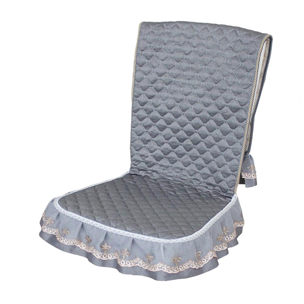 Chair Cushion with Stain Protection Dining Chair Seat Protector Quilted Lace Ruffle Chair Cushion with for Dining