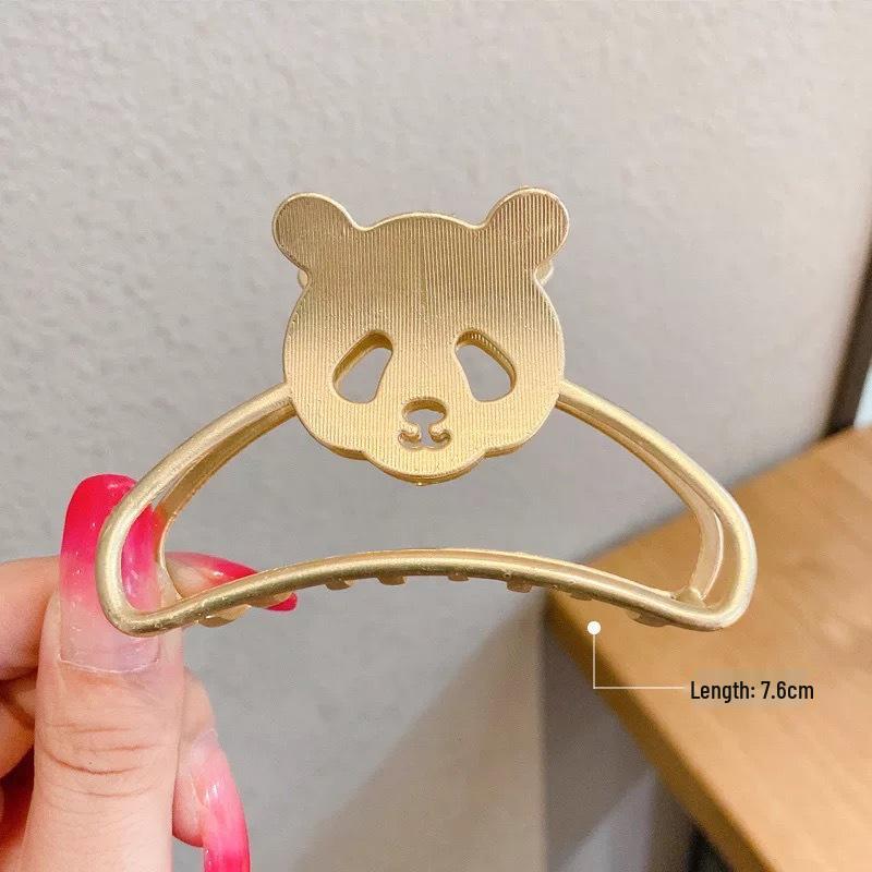 High-End Large Metal Claw Hair Clip for Women - Elegant Updo Accessory