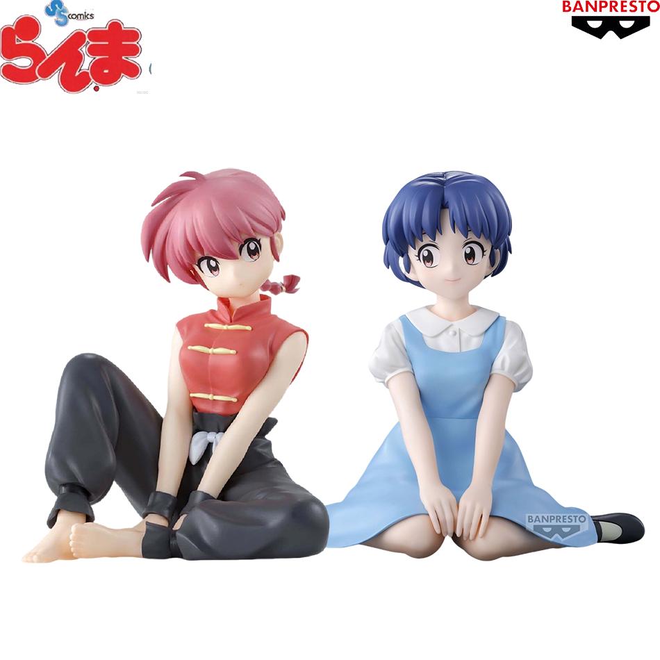 In Stock Original BANDAINAMCO BANPRESTO Ranma 1/2 Relax Time Shampoo Tendou Akane Ranma PVC Figure Model Collector Figurine Toy