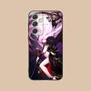 Holo Mori Calliope Matte Mobile Phone Case for Samsung Galaxy S26 S25 S24 S23 S22 S21 S20 Note20 Plus FE Ultra Colorful Cover