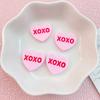 10Pcs New Cute Cartoon XOXO Love Series Flat Back Ornament Jewelry Bows Accessories