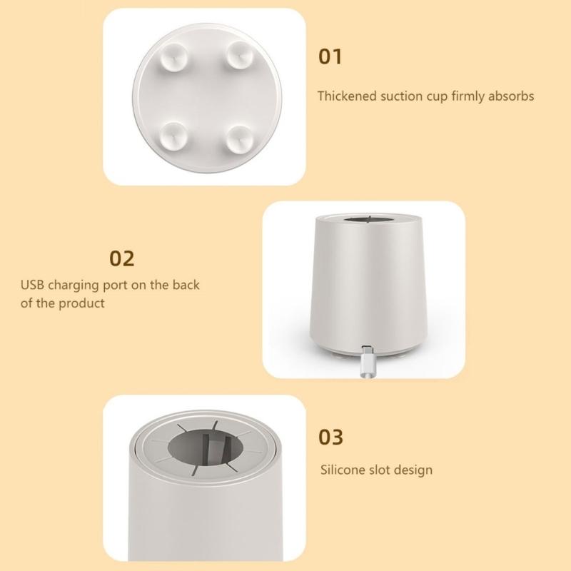 Baby Bottle Shaker Infant Formula Mixer 3 Speed Adjustable Electric Automatic Bottle Shaker for Outdoor Indoor Travel