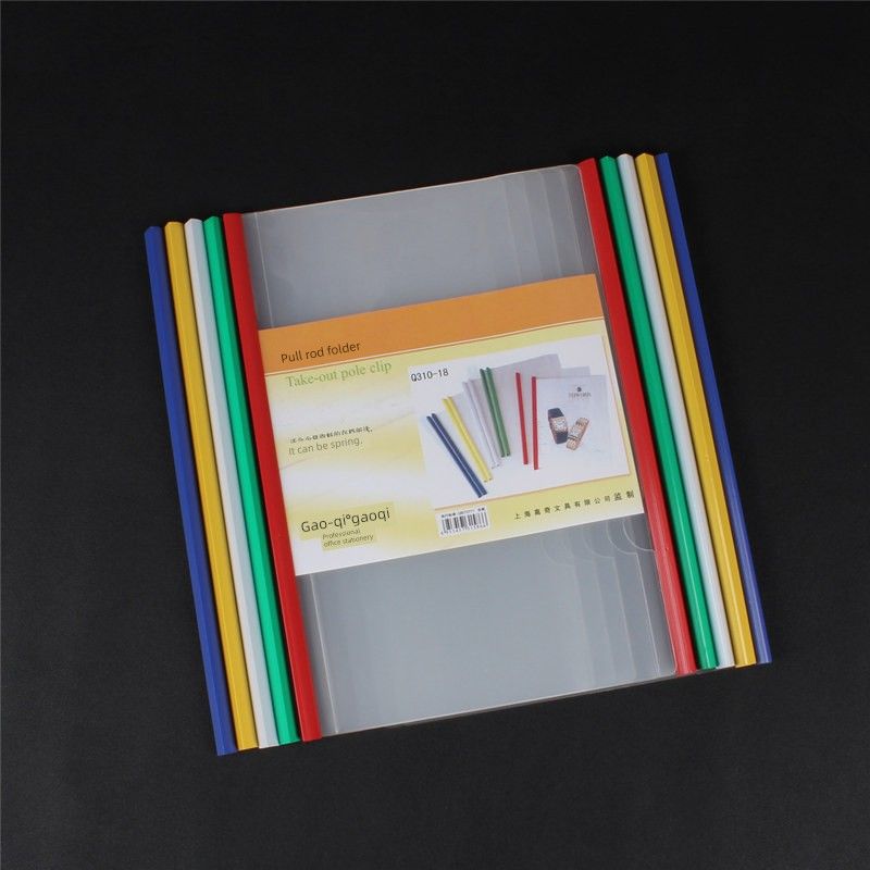

Folder A4 Transparent Binder Clip Large Capacity Insert Can Clip 100-200 Folders Vertical Version Student Books Test Paper Clip 2.5cm Report Cover 50 Sheets Capacity/10 Mixed Colors