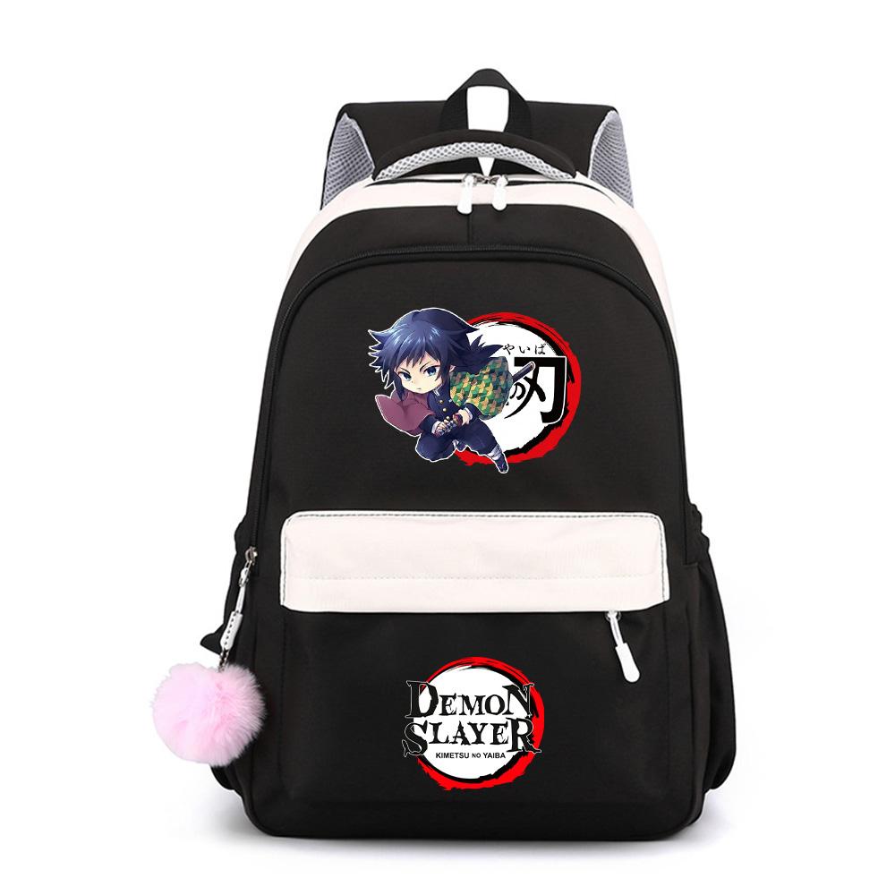 Anime Demon Slayer Printed Large Capacity Waterproof Backpack for Teenger Student Schoolbag Bookbag Gift Travel Bag