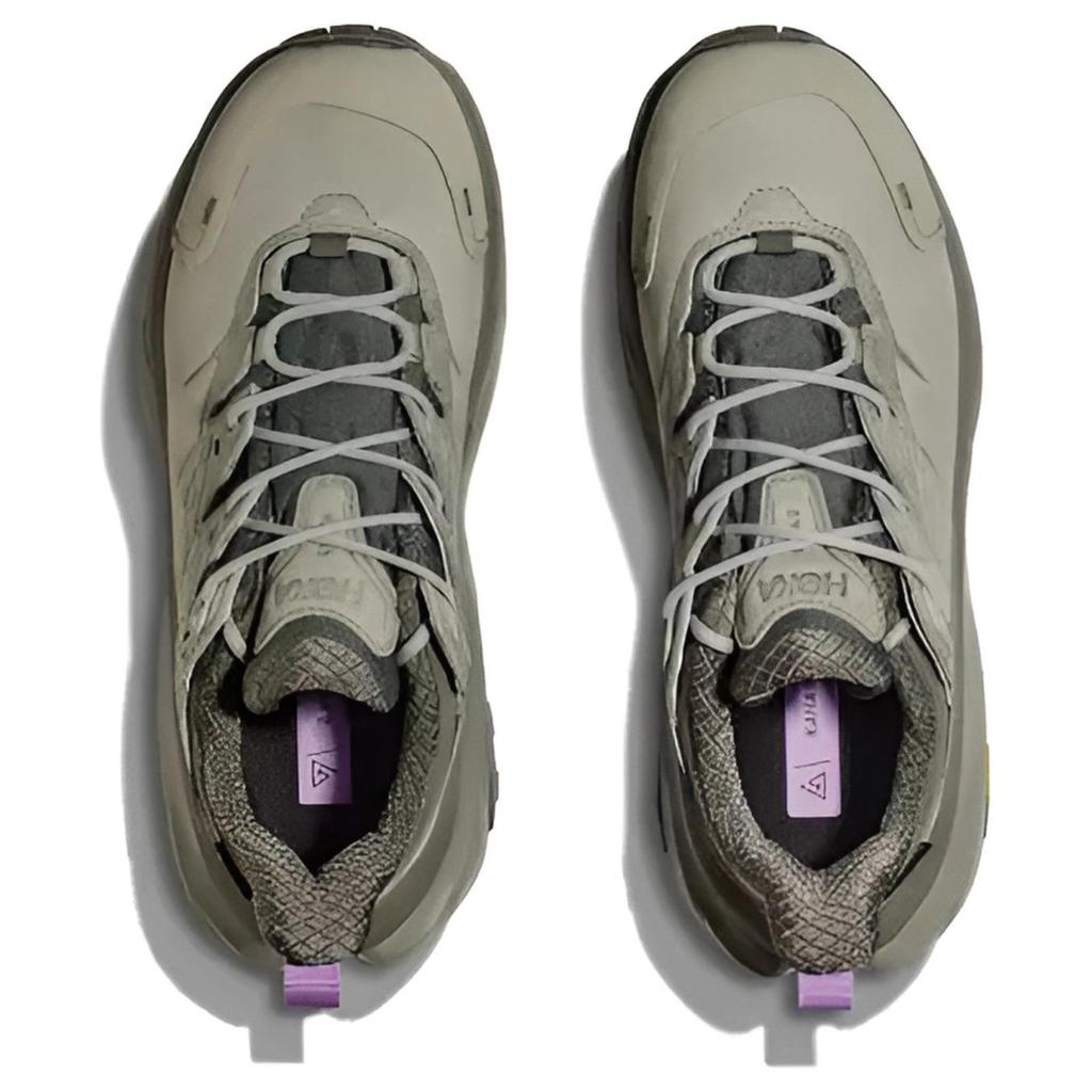 Hoka One One Kaha 2 Comfortable Casual Durable Low-Top Hiking Shoes Women Hiking Shoes Gray Teal 1123191-SBRL