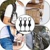 Outdoor Anti-Theft Retractable Phone Lanyard,Steel Cable Phone Tether With Locking Carabiner,Built-In Stand,Adjustable Strap