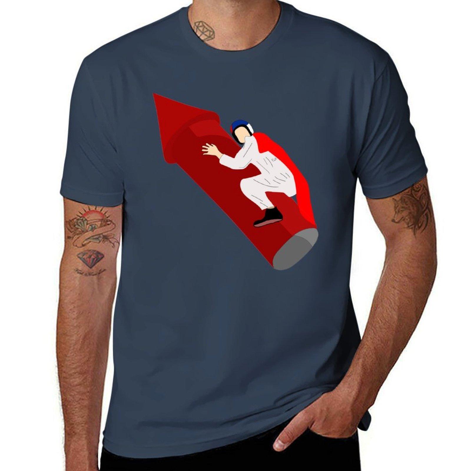 Jackass Big Red Rocket Tshirt Daily Wear Print Tshirt S