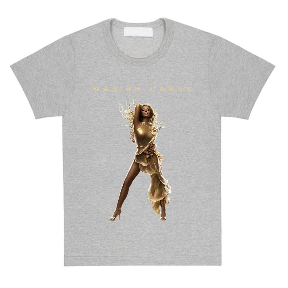 The Emancipation of Mimi Year Anniversary Tshirt Mariah Carey Singer Print Tshirt Cotton Loose Female Oneck T Shirts Unisex