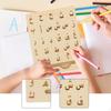 Arabisches Alphabet Puzzlebrett Holz Vorschule Hand-Auge-Koordination Buchstabenklötze