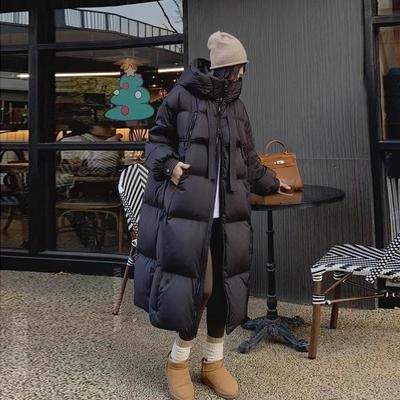 New Thickened Down Cotton Coat for Women, Medium and Long Cotton Coat, Loose Bread Coat, Winter Cotton Coat