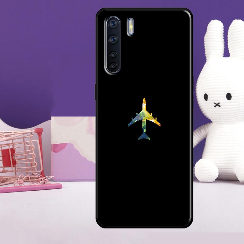 Plane Fly Your Dreams Case For Oppo A57 A77 A76 A16 A96 A17 A18 A60 A80 A40 A38 A58 A78 A98 A94 A74 A54 A15 A5 Pro