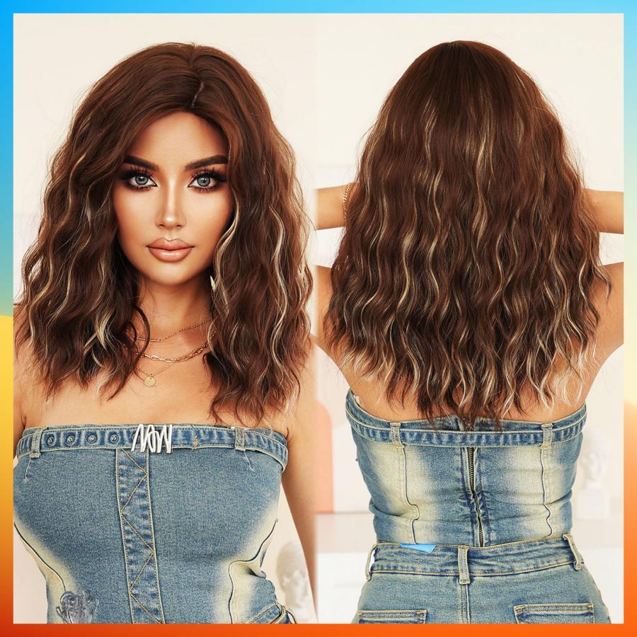 

Европейский модный длинный кудрявый парик для женщин HW9147