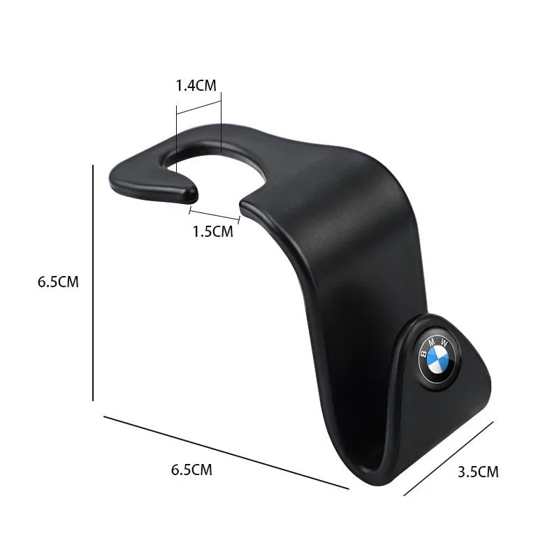 2Pcs Car Seat Storage Hooks Multifunctional Organized Holder For BMW E46 E90 E60 F30 F10 E39 E36 F20 G30 G20 E87 E92 E91 E30 F11 bzcp38