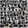 103056PCS Cartoon Black Cat Stickers Aesthetic Animals DIY Scrapbook Laptop Stationary Suitcase Car Decal Graffiti Sticker Toy