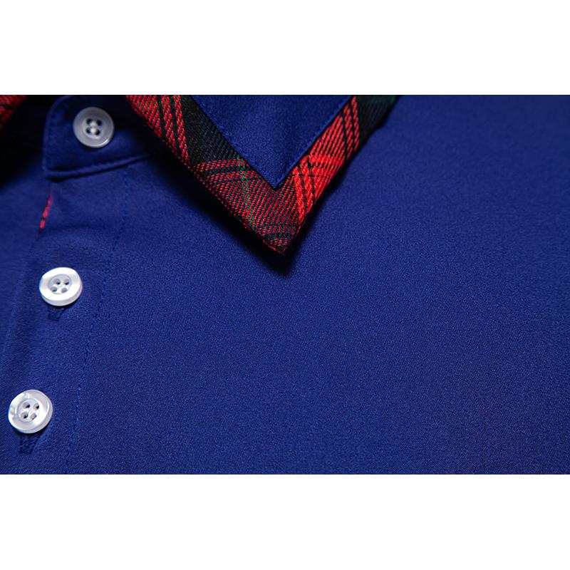 Autumn New Arrival Men's Plaid Color Block Long Sleeve Shirt Casual Business Patchwork Male Daily Office Social Work Shirts