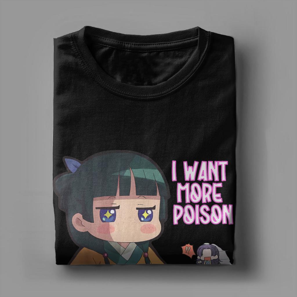 Les Carnets de l'Apothicaire Mao Mao T-Shirt pour Homme Mignon Fille Anime Drôle Humour T-Shirt en Coton Manches Courtes T-Shirts Idée Cadeau Hauts