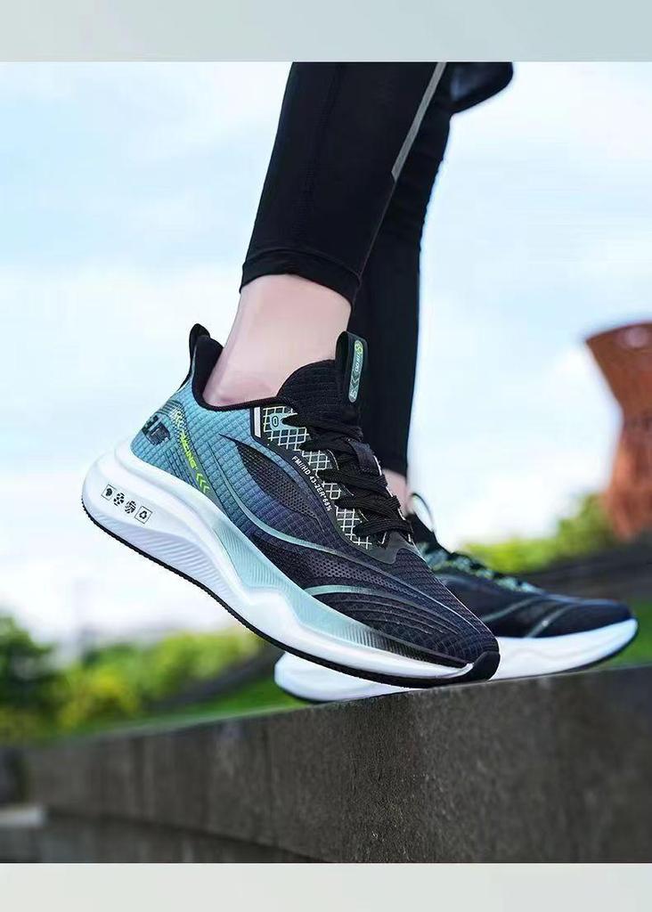 Plus Size Men's Trendy Running Shoes - Outdoor Versatile, Fashionable Mesh Breathable Casual Sneakers