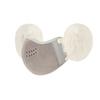 2025 A/W Plus Velvet Warm Mask with Cute Cloud Ear Protection, Detachable, for Women & Men - Ideal for Cycling & Cold Weather