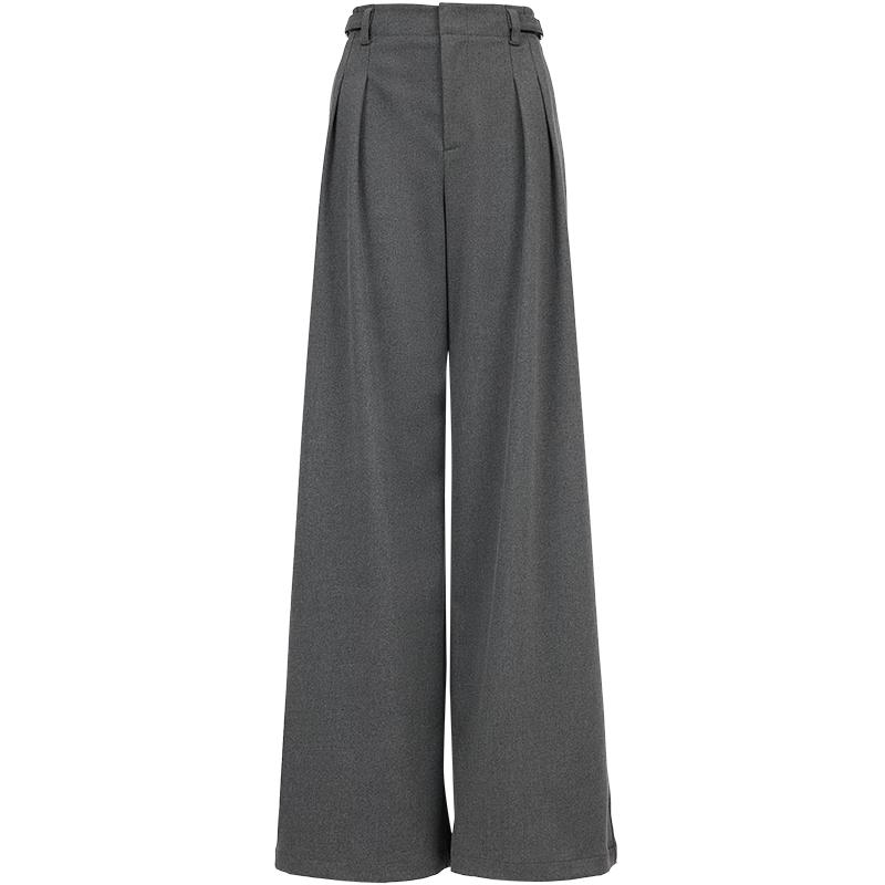 VEROMODA Women's Pleated Straight Leg Trousers