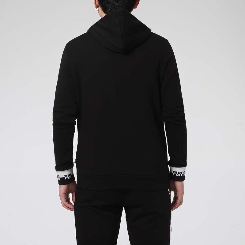 Puma Casual Sports Knit Hooded Jacket Men Outerwear Black 588812-01