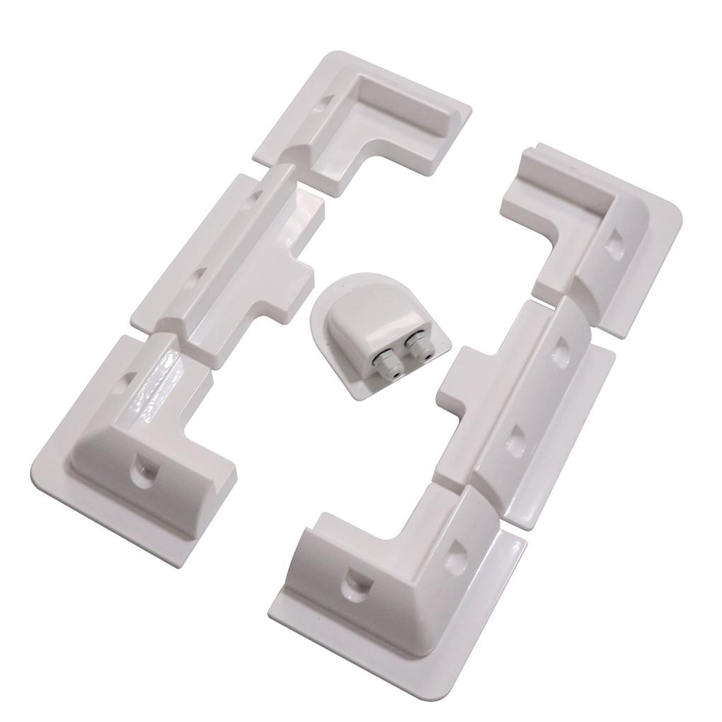 7x 7PCS Solar Panel Corner Mounting Bracket Mounting Fixing Bracket Bracket RV Experience Functional
