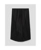 Anggae Black Sheer Midi Skirt Black