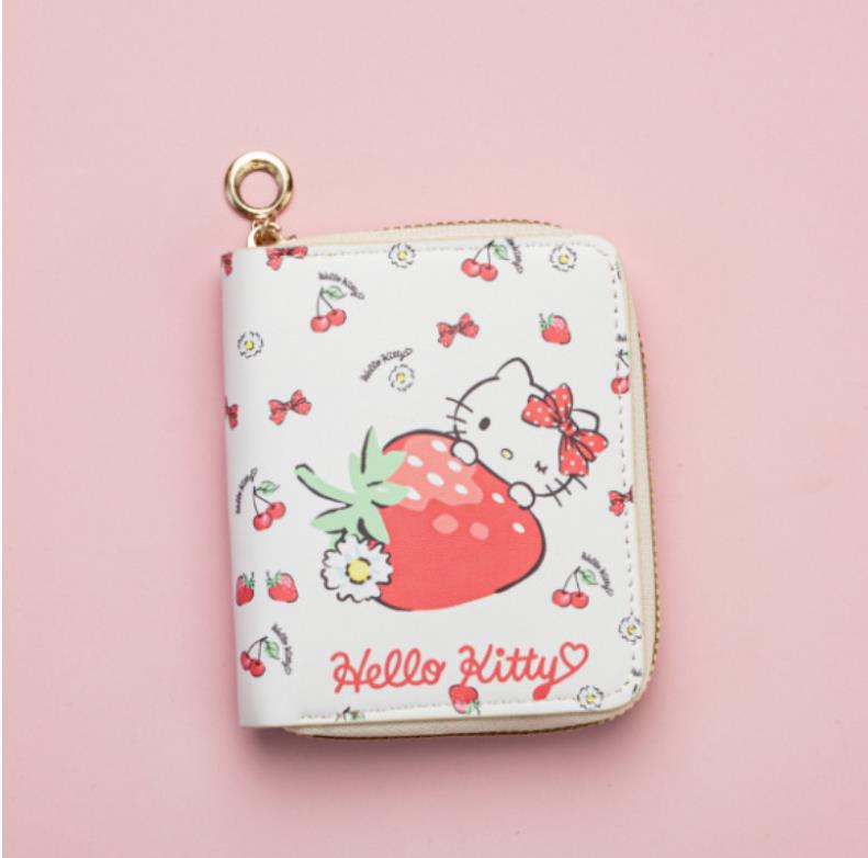Hello Kitty Women's Cartoon Wallet - Cute, Waterproof, Wear-resistant Coin Purse