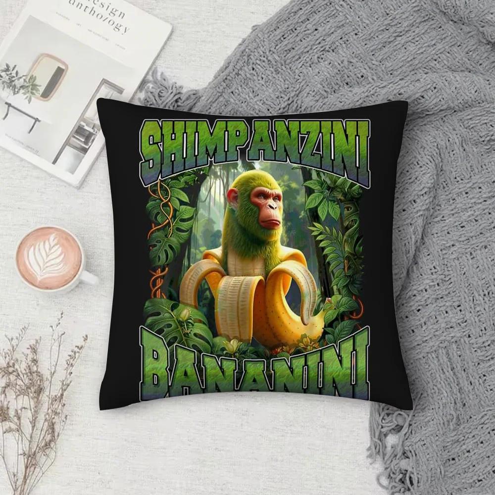 Funny Cartoon Pattern Pillowcases Office Car Sofa Bed Cushion Cover Home Bedroom Decoration