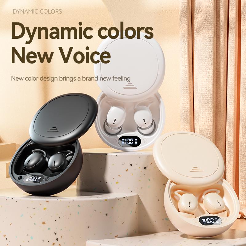 2026 New AI Berlin Sound Sleep Earbuds Noise Cancelling Zero Pressure on Ears Invisible Design 45H Battery Life Fast Charge