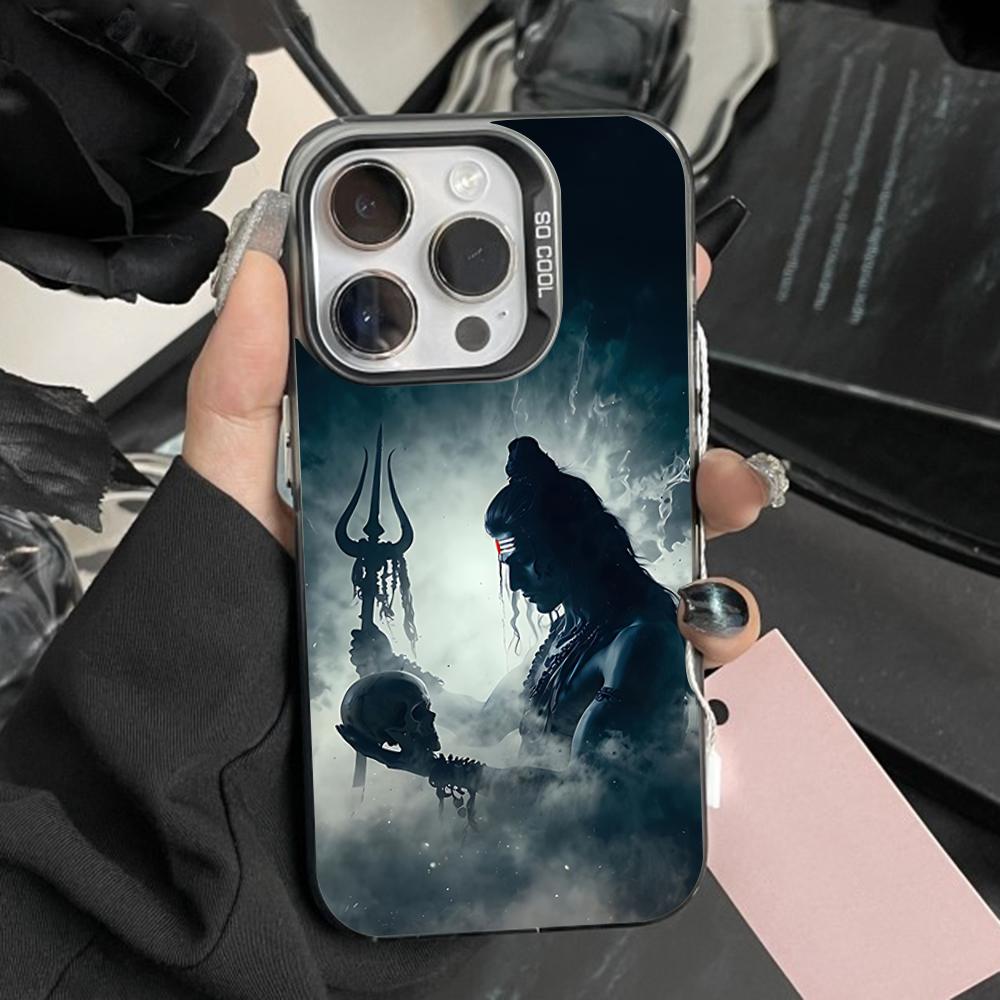 

Lord Shiva Hindu God Buddha India Phone Case For iPhone 16,15,14,13,12,11,Pro,Max,Plus,Mini,XS,SE Anti Fall Black Matte Bumper iPhone11PROMAX