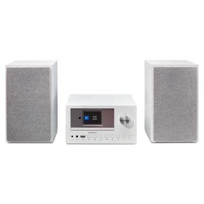 Mini Hi-Fi System - MEDION - Internet Radio DAB/FM - CD Player - 2x15W RMS - White