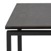 SET OF 3 TABLES Katrine black marble CERAMICS AND METAL