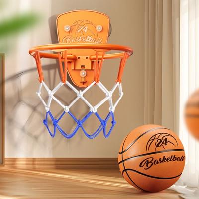 No-Drill Installation Baby Basketball Toy Set Kids Basketball Set  School Environment