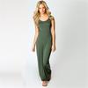 2025 Summer Sexy Sleeveless Slim-Fit Maxi Dress for Women: European & American Style