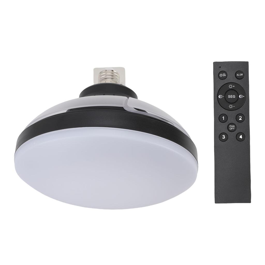 Fan Light Memory Function LED Fan Light Low Noise Color Temperature Adjustable Stepless Dimming Remote Control for Bedroom
