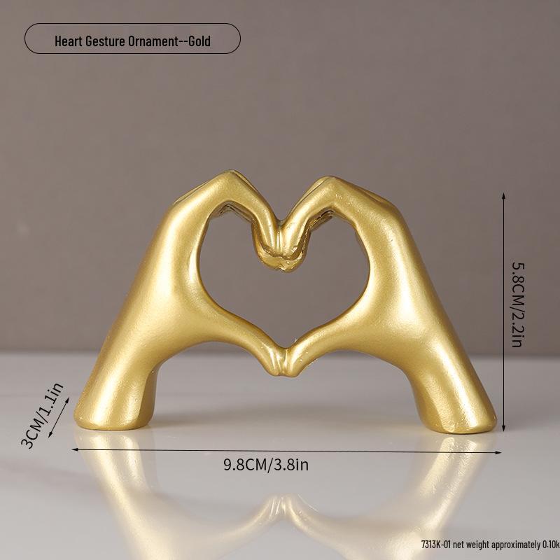 Set of 3 Modern Minimalist Miniature Ornaments for Home and Study Decor