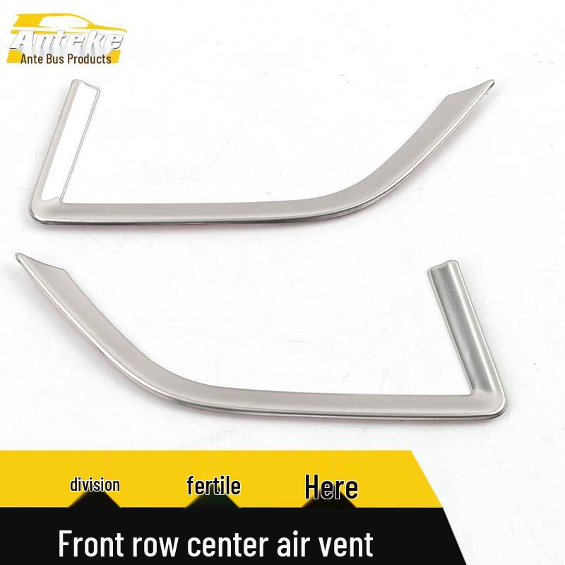 Onix Stainless Steel Front Center Air Vent Trim Strip