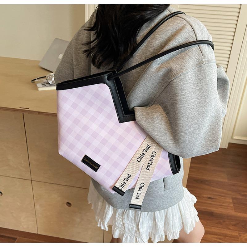 Shoulder Bag Women's Summer New Trendy Fashion Sense Large Capacity Commuter Tote Bag Underarm Bag Women