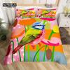 Boho Mandala Bedspread Cover Kit Hummingbird Bed Ensemble Cozy Microfiber Fabric Farmhouse Adorable Birds Comforter Cover Queen Dimension for Kids