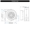 Inflatable Air Blower Reusable Replacement Fan Blower Brushless Fan Blower For Outdoor Holiday Yard Inflatables Decors